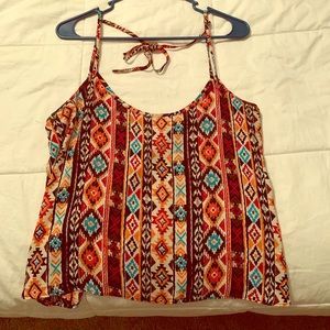 Tribal print tank top